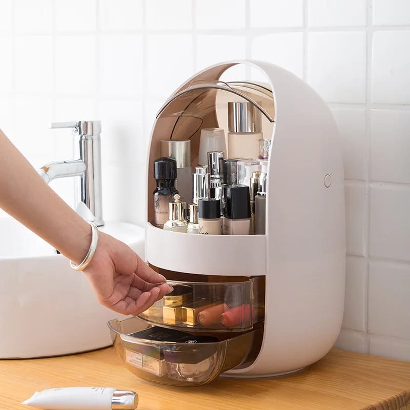 Double Door Acrylic Makeup Organizer