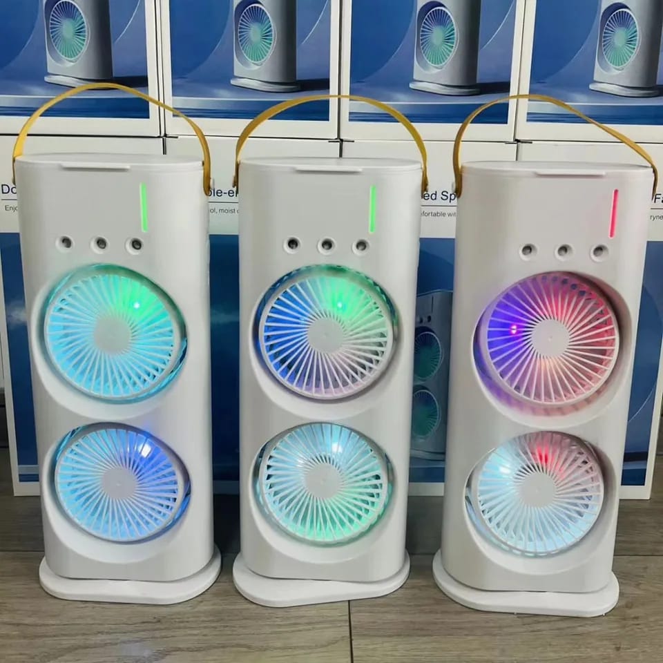 Double-Headed Spray Air Fan