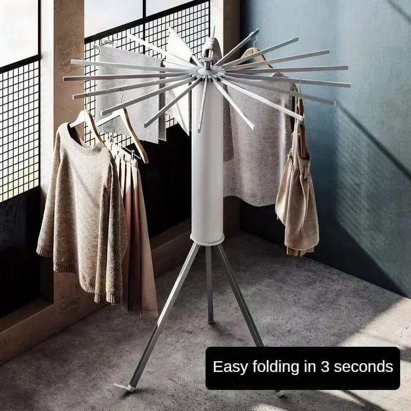 Foldable cloth drying rack
