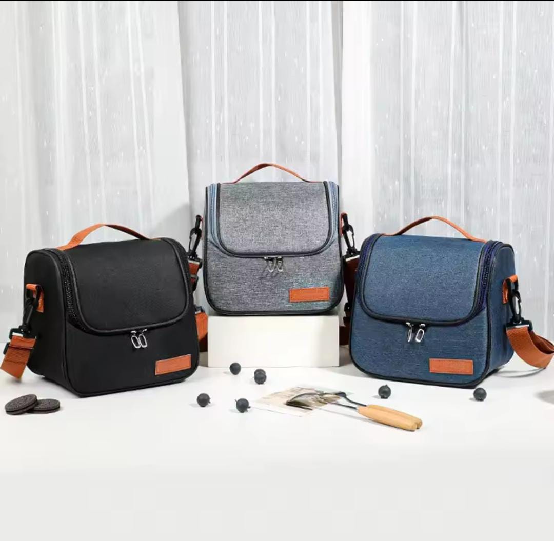 Durable Insulated Shoulder Strap Lunch Bag – Perfect for Work & Travel