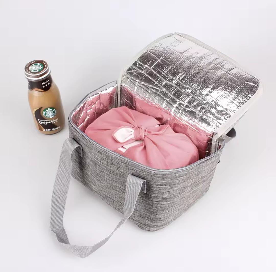 Spacious Insulated Lunch Bag with Handles – Your Go-To Work & Travel Companion