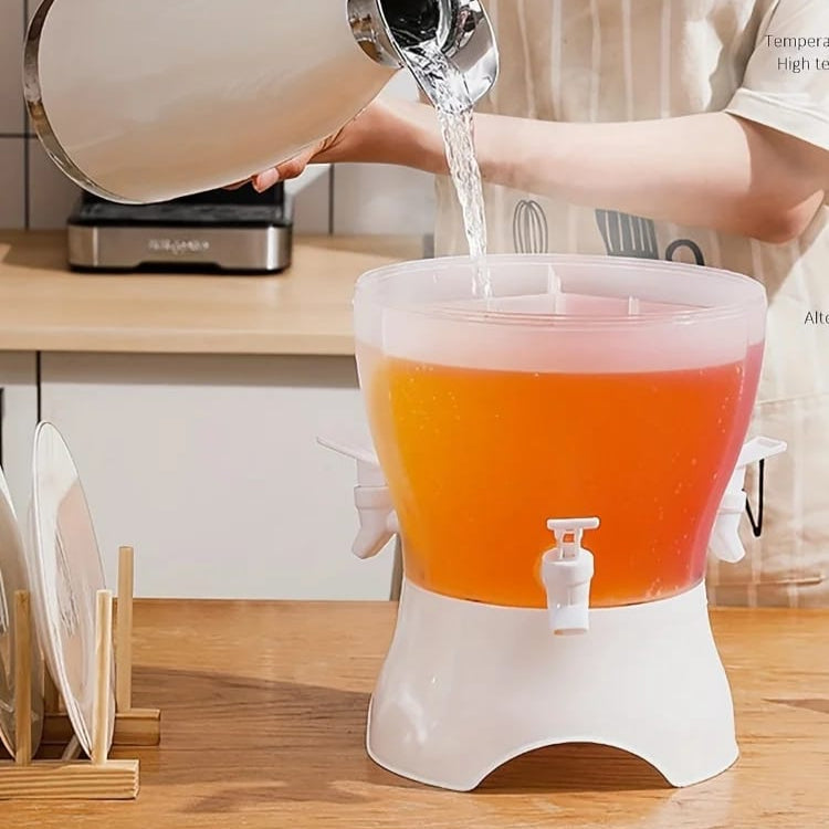 SpinServe Drink Dispenser – 3-Compartment Rotating Carousel