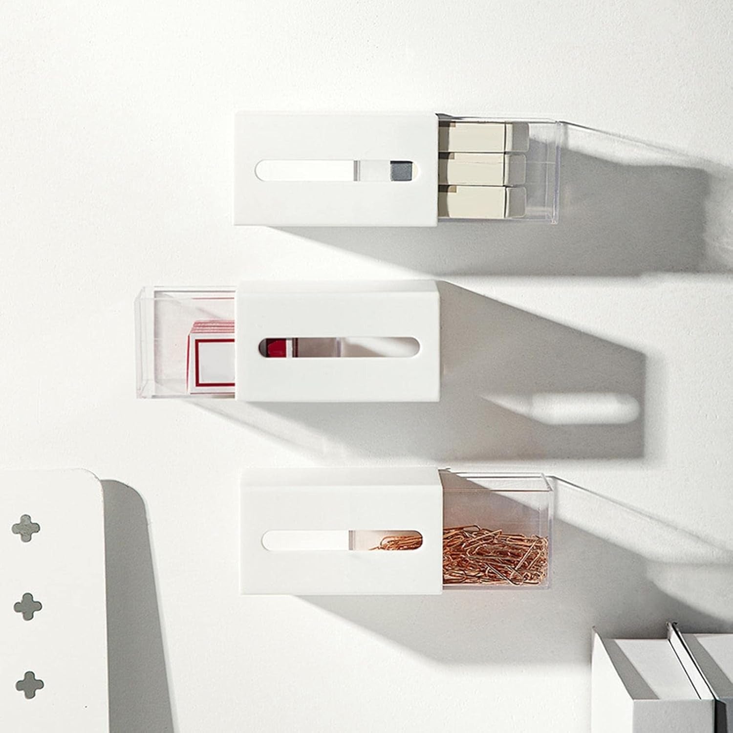 Multipurpose Compact Wall Mount Drawer Organizer