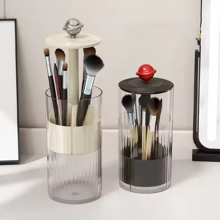 Push-Down & Pop-up - Modern Brushes Holder