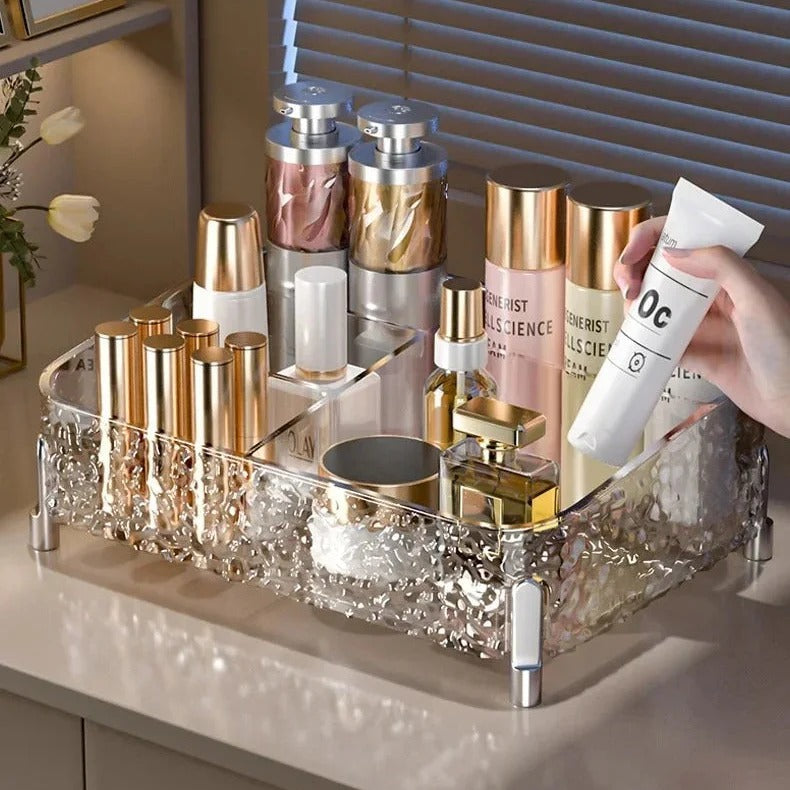 FrostedGlow Acrylic Makeup Organizer