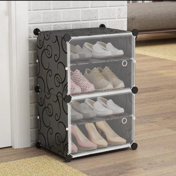 DIY plastic storage cabinet