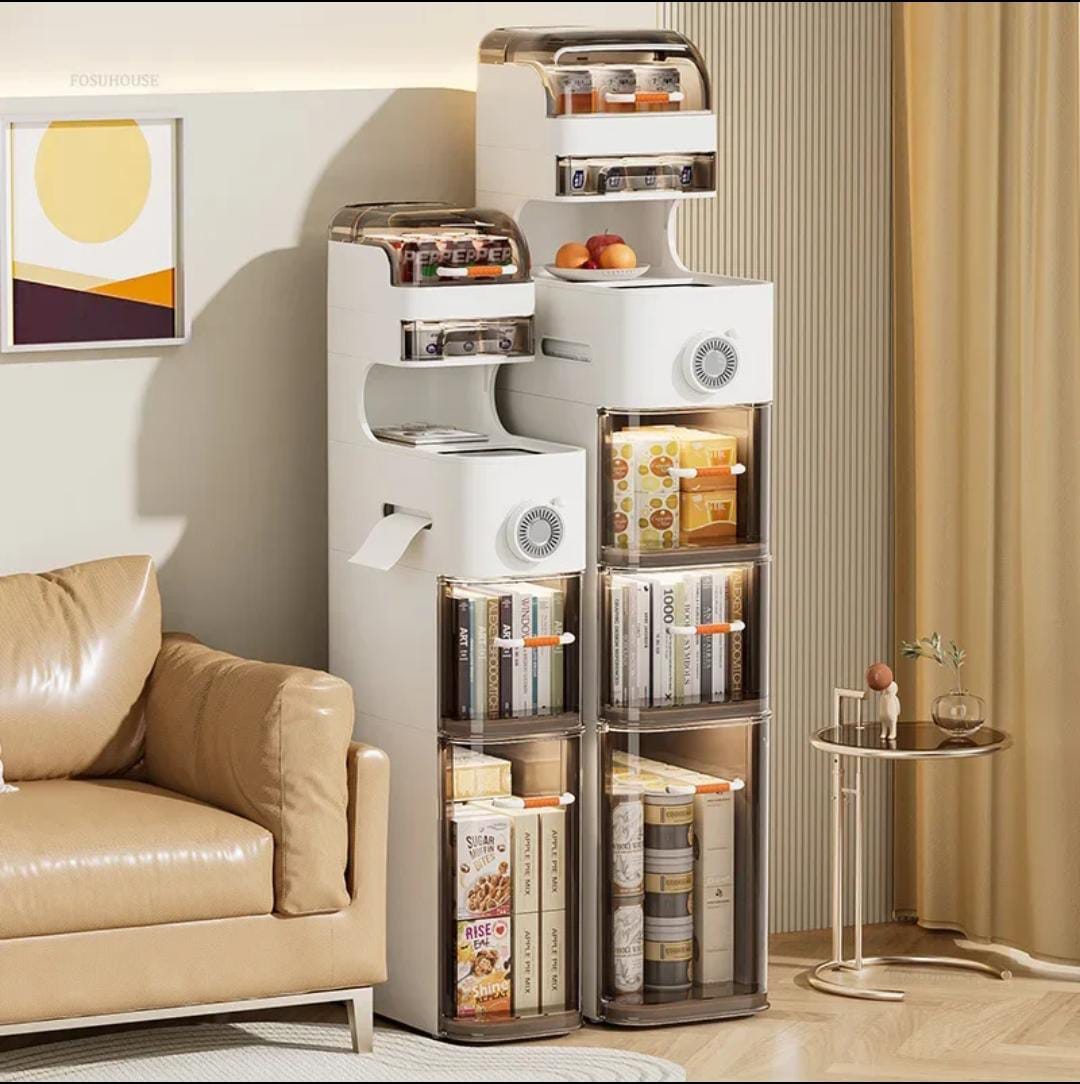 Tall & Narrow Multipurpose Cabinet Trolley