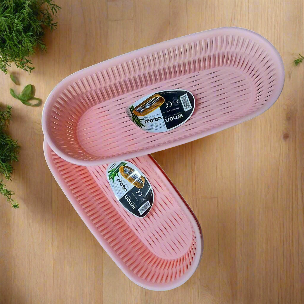 Multipurpose Oval Bamboo Basket by Limon