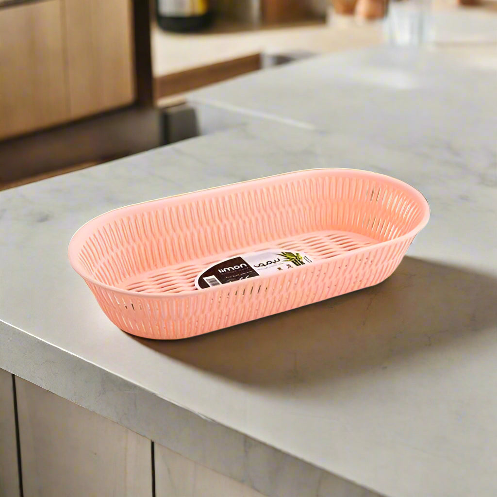 Multipurpose Oval Bamboo Basket by Limon