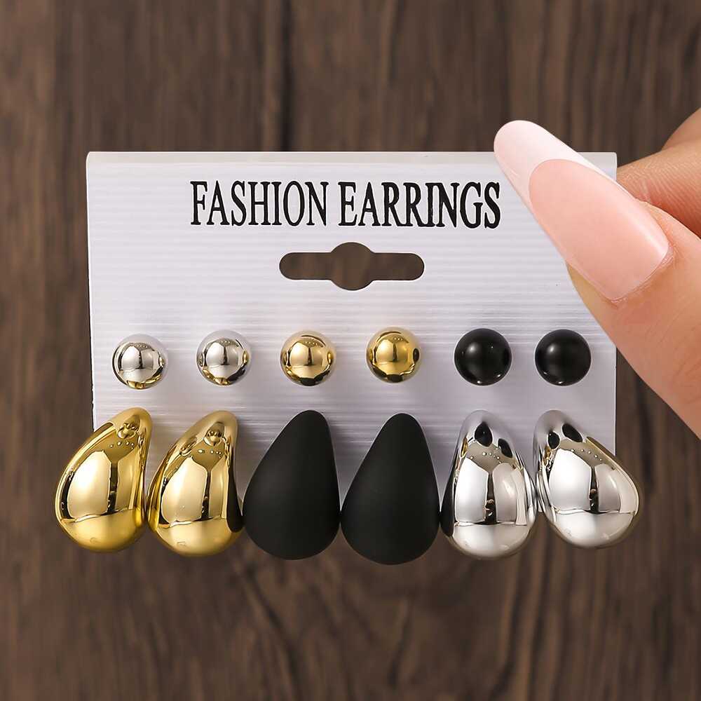 Everyday Elegance 6-Pair Earring Collection