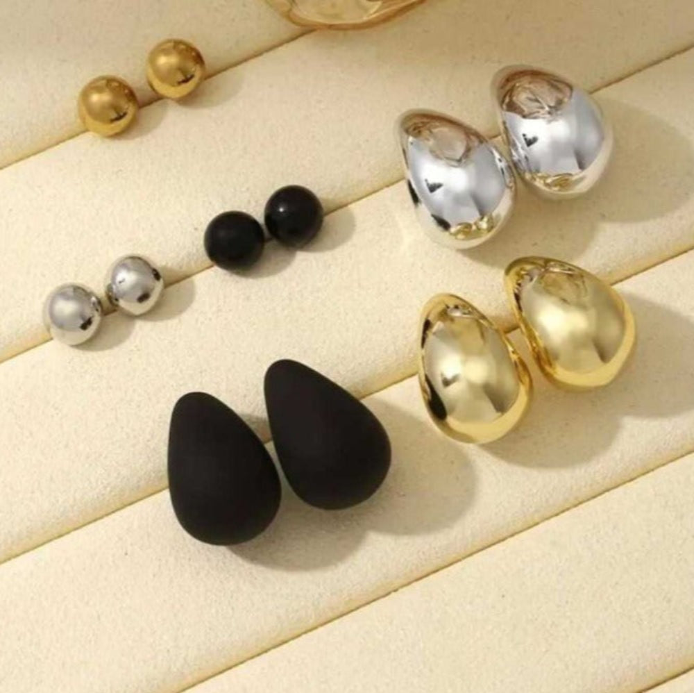 Everyday Elegance 6-Pair Earring Collection