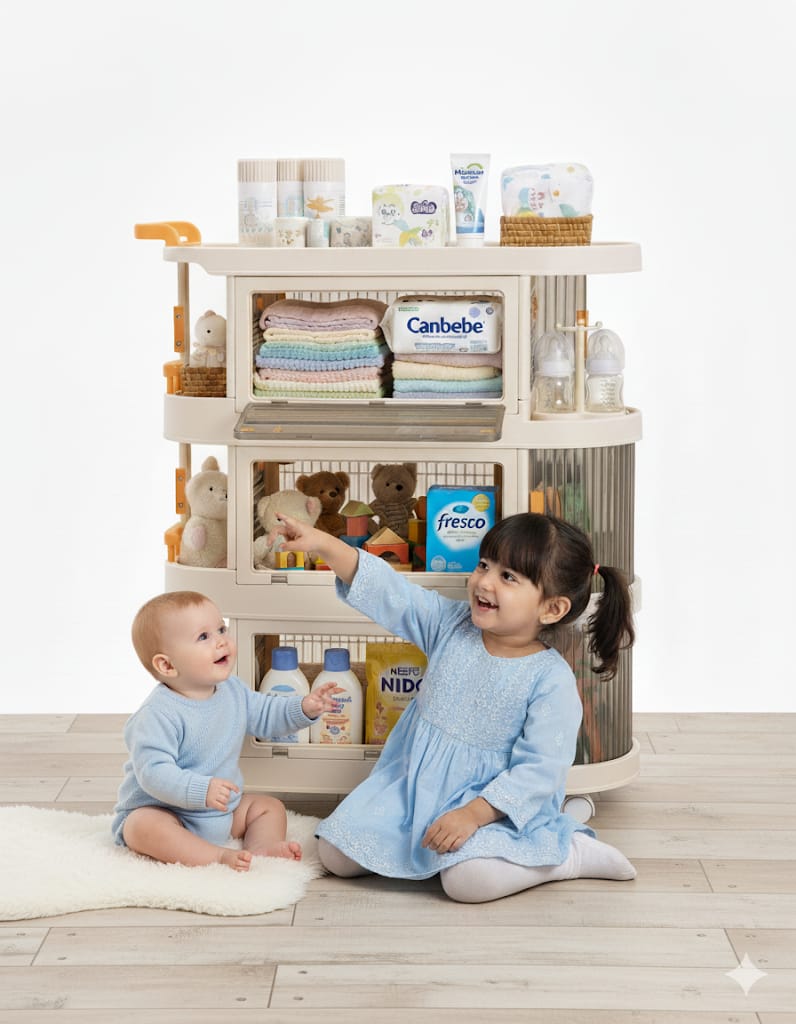 Rolling Cart with Handle