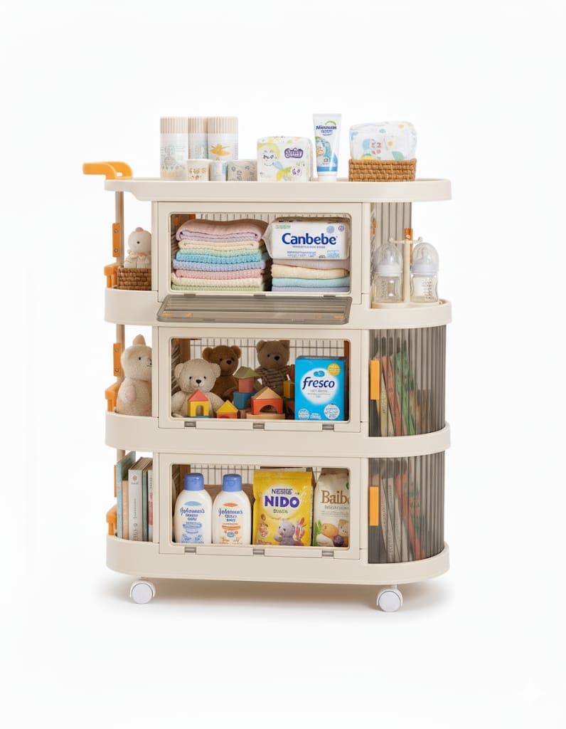 Rolling Cart with Handle