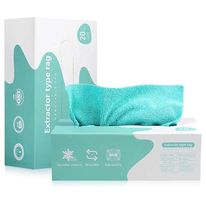 FreshSurface Removable Microfiber Rags – 20 PC