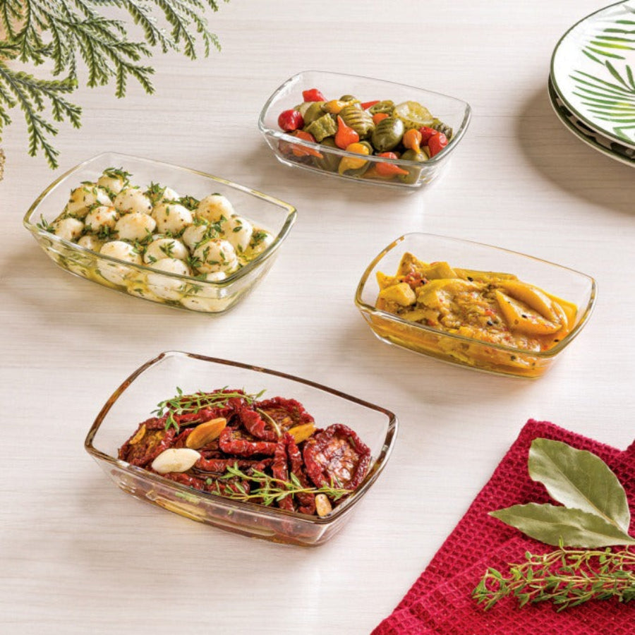 Luminous Serving Glass Bowl Set (6Pcs) by Limon