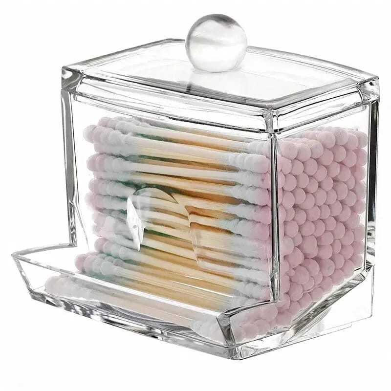 Acrylic Cotton Swabs Storage Box - All-In-One Store