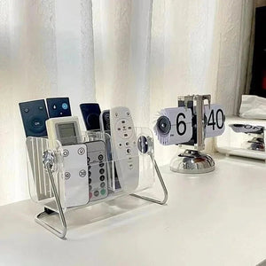 Acrylic Desktop Remote Control Organizer - All-In-One Store
