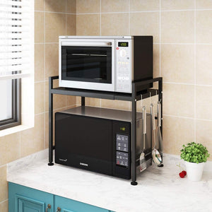 Adjustable Microwave Oven Shelf - All-In-One Store