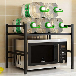 Adjustable Microwave Oven Shelf - All-In-One Store