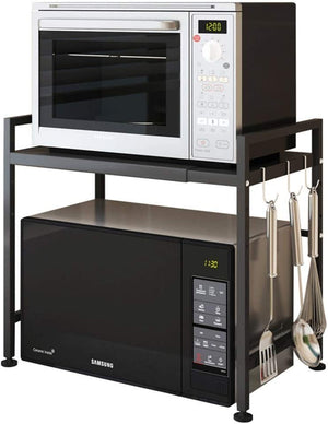 Adjustable Microwave Oven Shelf - All-In-One Store