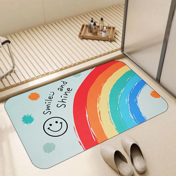 Non-Slip Colorful Printed Floor Mat