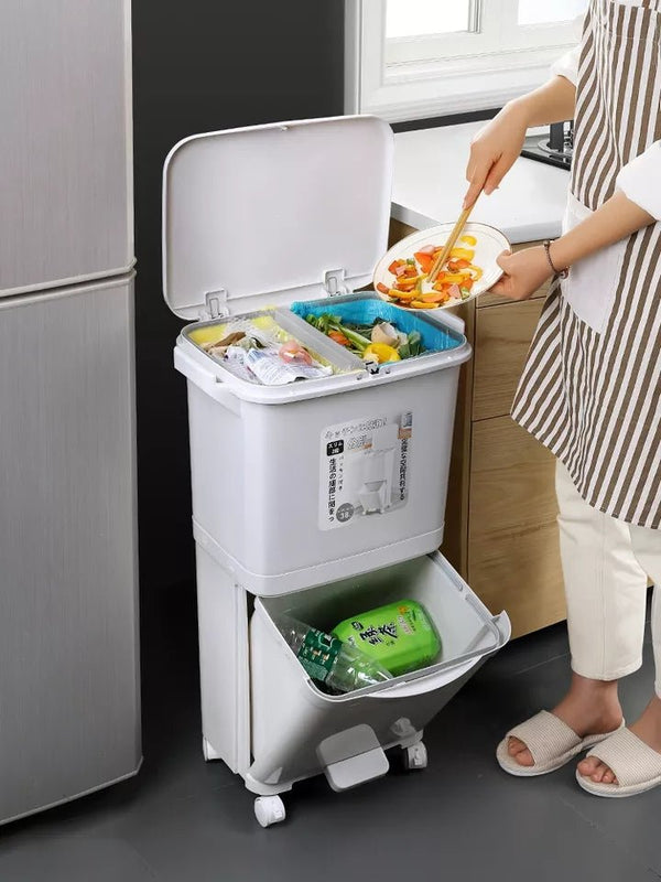 Big Kitchen Trash Trolley - All-In-One Store