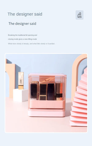 Compression Lift Lipstick Storage Box - All-In-One Store