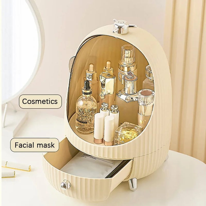 Cosmetic Display Cases With Drawer & LED - All-In-One Store