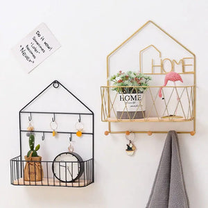Creative Wall Mounted Shelf-Hook - All-In-One Store