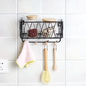 Criss-Cross Wall Utility Shelf - All-In-One Store