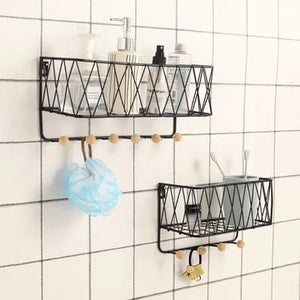 Criss-Cross Wall Utility Shelf - All-In-One Store