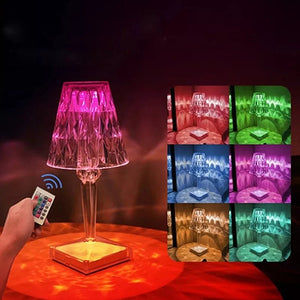 Crystal Color Changing Lamp - Touch sensor - 16 colors - All-In-One Store