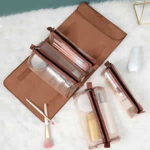 Foldable Makeup & Cosmetic Pouch - All-In-One Store
