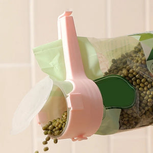 Food Storage Sealing Clips with Pour Spouts - All-In-One Store