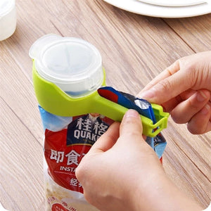 Food Storage Sealing Clips with Pour Spouts - All-In-One Store
