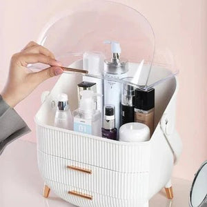 GlamourGlide Cosmetic Organizer - All-In-One Store