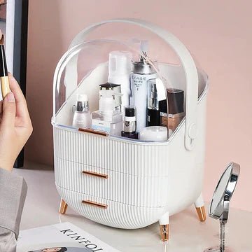 GlamourGlide Cosmetic Organizer - All-In-One Store