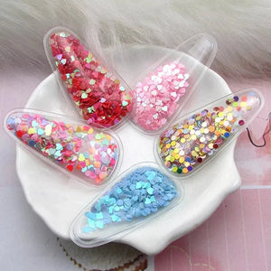 Glittering fun hair clips - All-In-One Store
