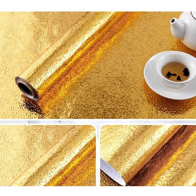 Golden Aluminium sticker roll - All-In-One Store