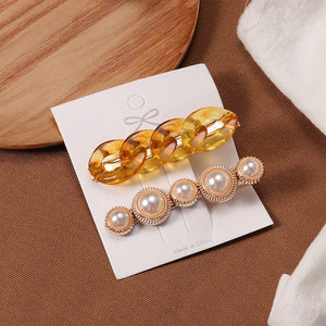Handmade Korean Pearl Hairpins (Pack of 2) - All-In-One Store