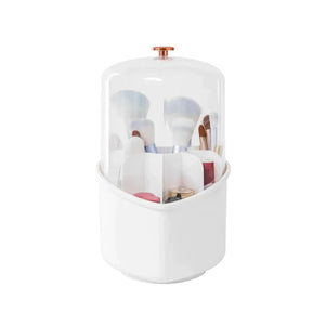 HeartGlow Rotating Makeup Brush Stand - All-In-One Store