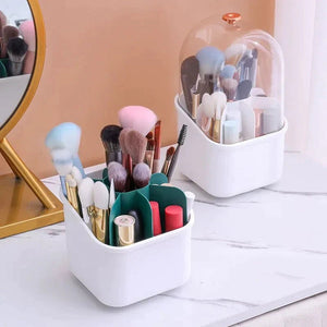 HeartGlow Rotating Makeup Brush Stand - All-In-One Store