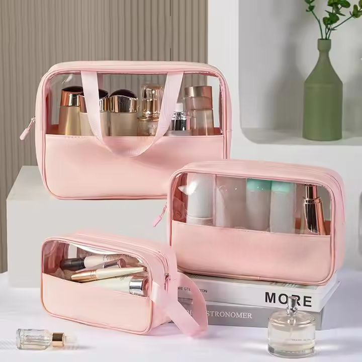 Carry & See-It All Transparent Pouches - Travel, Beauty & Beyond