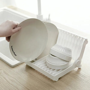 Innovative Foldable Dish Plates Drying Rack - All-In-One Store