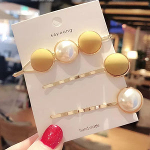 Korean Style Hairpins (Pack of 3) - All-In-One Store