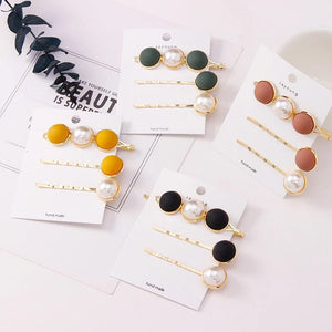 Korean Style Hairpins (Pack of 3) - All-In-One Store