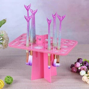 Makeup Brush Drying and Storage Stand - All-In-One Store