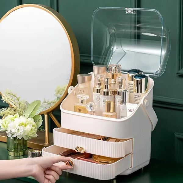 Makeup & Cosmetic Caddy With Drawers - All-In-One Store