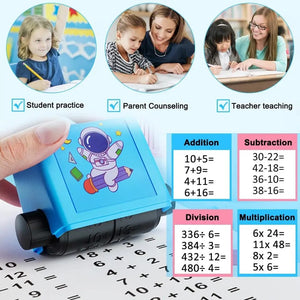 Math Roller Stamp With Ink Refill...... - All-In-One Store
