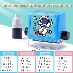 Math Roller Stamp With Ink Refill...... - All-In-One Store